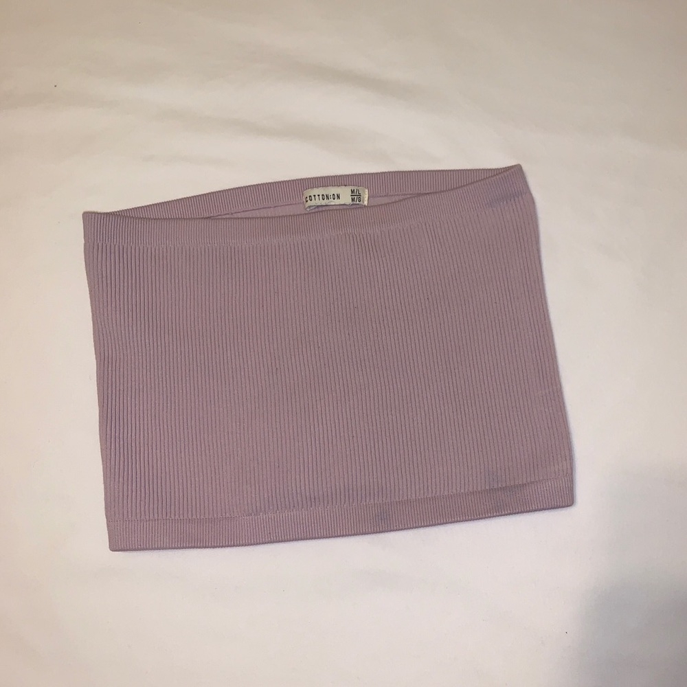 Lilac Cotton On tube top